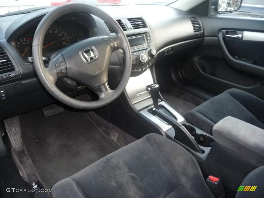 2003 Accord EX Coupe - Satin Silver Metallic / Black photo #5