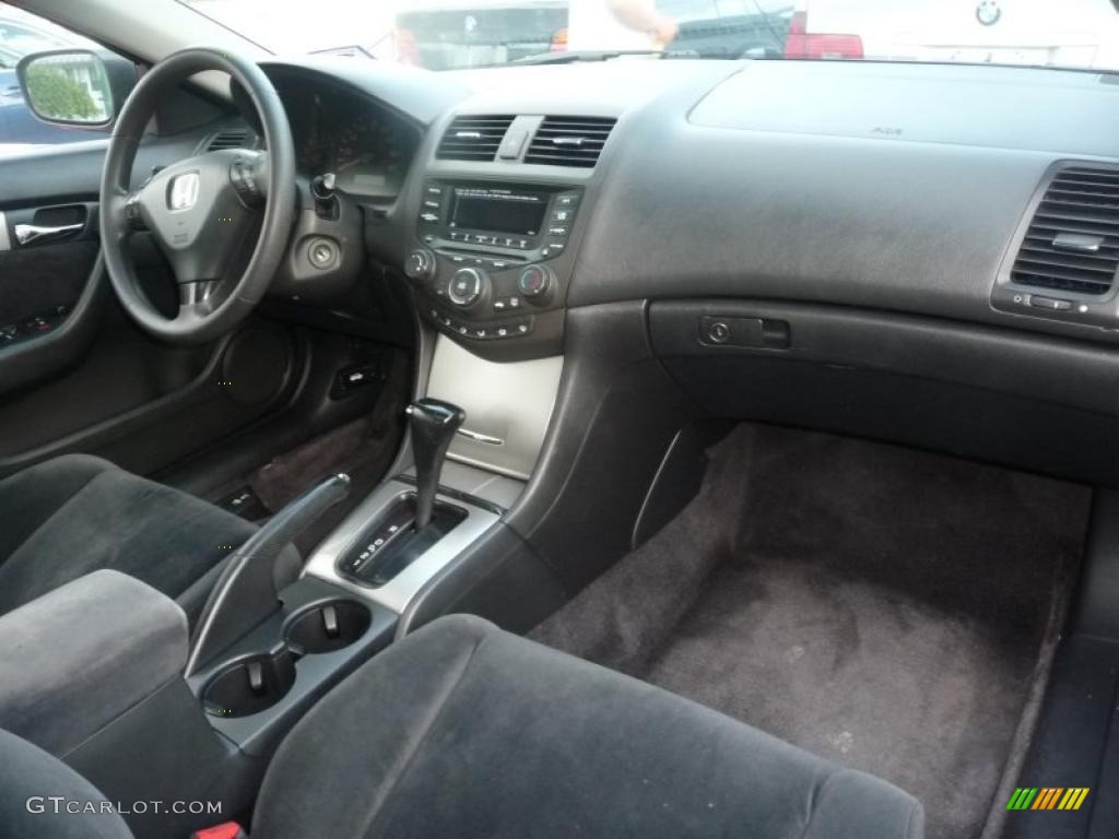 2003 Accord EX Coupe - Satin Silver Metallic / Black photo #6