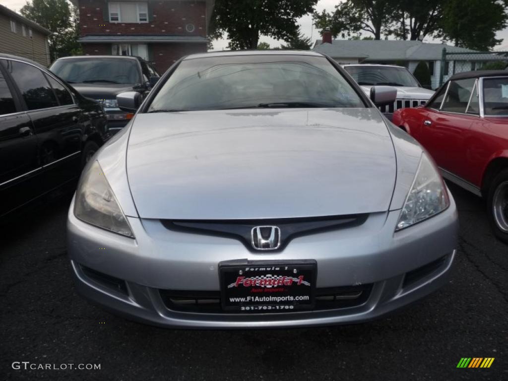 2003 Accord EX Coupe - Satin Silver Metallic / Black photo #9