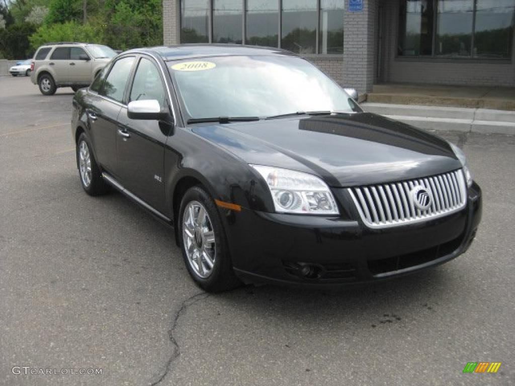 2008 Sable Premier Sedan - Black / Charcoal Black photo #1