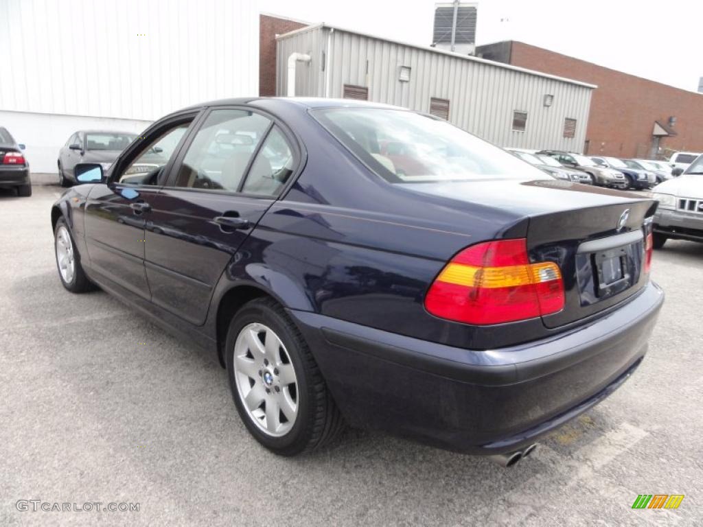 2002 3 Series 325xi Sedan - Orient Blue Metallic / Sand photo #10