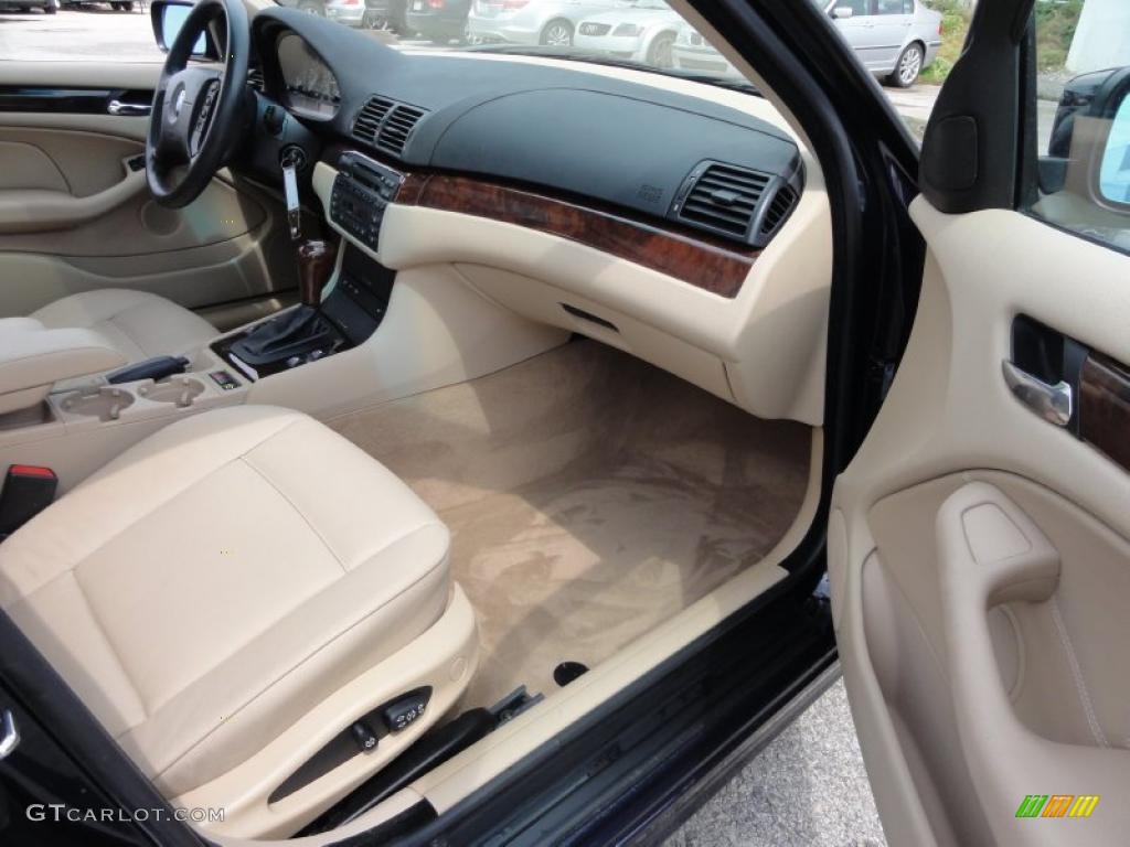 2002 3 Series 325xi Sedan - Orient Blue Metallic / Sand photo #17