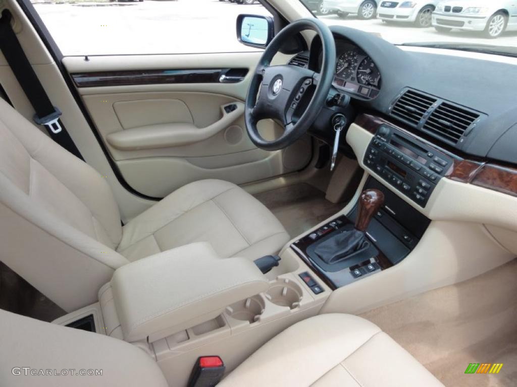 2002 3 Series 325xi Sedan - Orient Blue Metallic / Sand photo #18