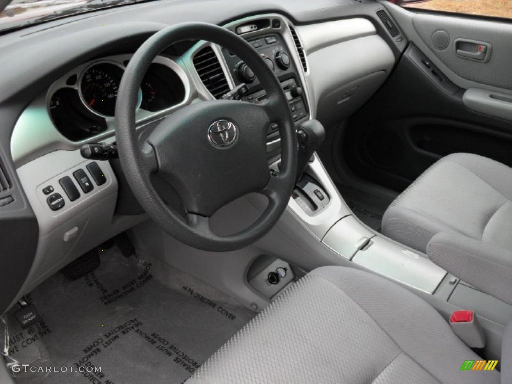 Ash Gray Interior 2006 Toyota Highlander I4 Photo #49619164