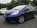 2010 Blue Sensation Pearl Honda Fit Sport  photo #1