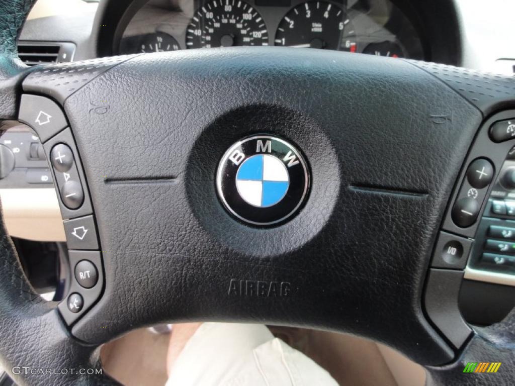 2002 3 Series 325xi Sedan - Orient Blue Metallic / Sand photo #47