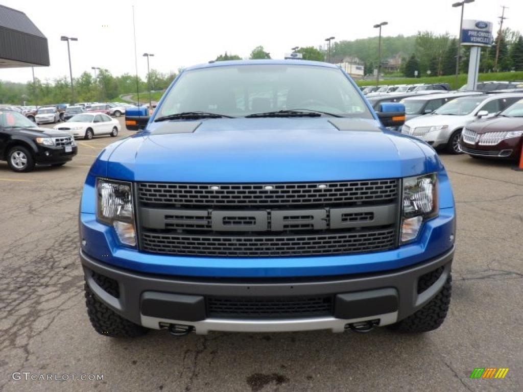 Blue Flame Metallic 2011 Ford F150 SVT Raptor SuperCrew 4x4 Exterior Photo #49620073