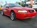 Rio Red 1999 Ford Mustang V6 Coupe Exterior