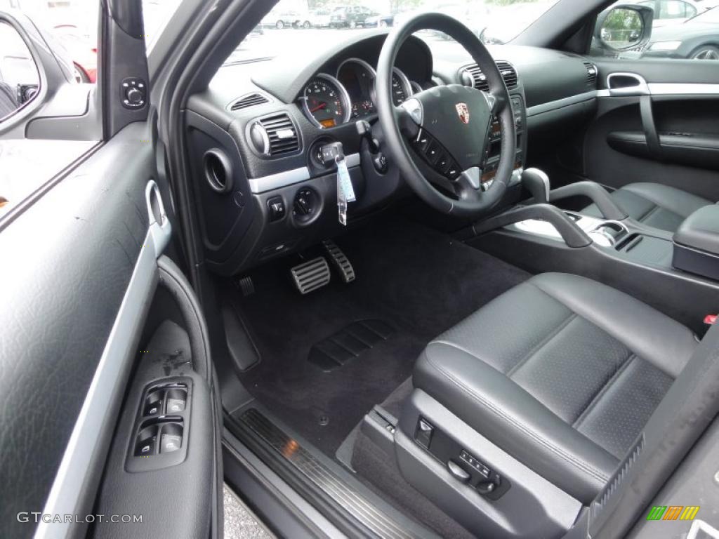 Black Interior 2008 Porsche Cayenne S Photo #49621087