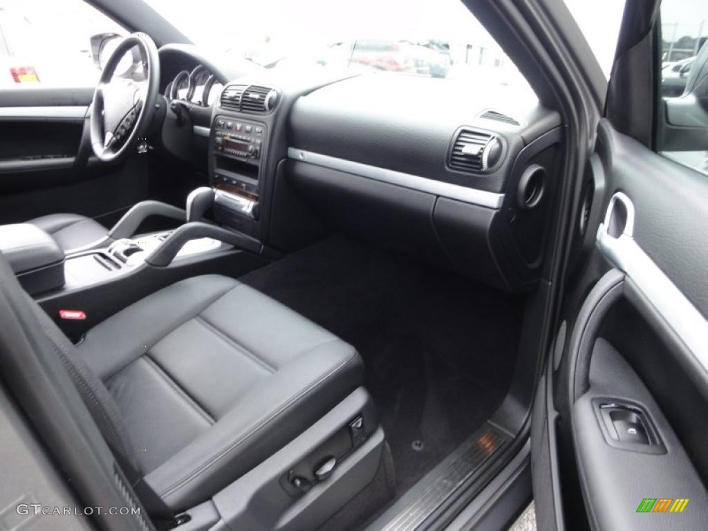 Black Interior 2008 Porsche Cayenne S Photo #49621180
