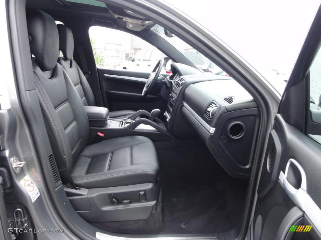 Black Interior 2008 Porsche Cayenne S Photo #49621213