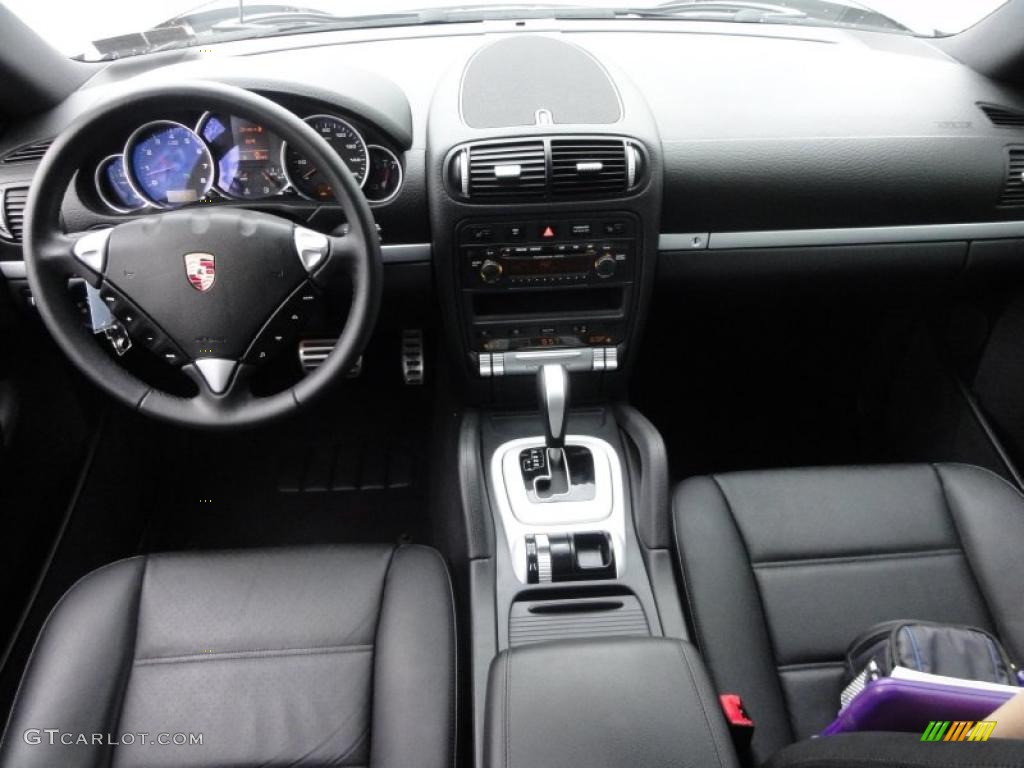 2008 Porsche Cayenne S Black Dashboard Photo #49621300