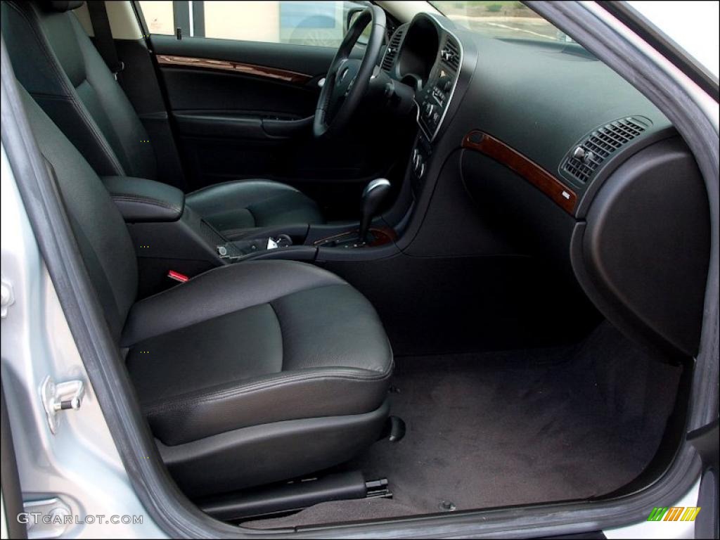Black Interior 2009 Saab 9-3 2.0T Sport Sedan Photo #49622272
