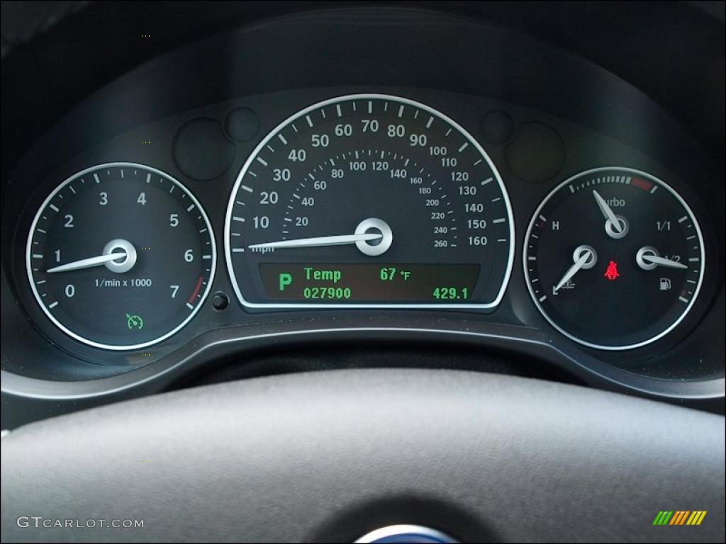 2009 Saab 9-3 2.0T Sport Sedan Gauges Photo #49622425