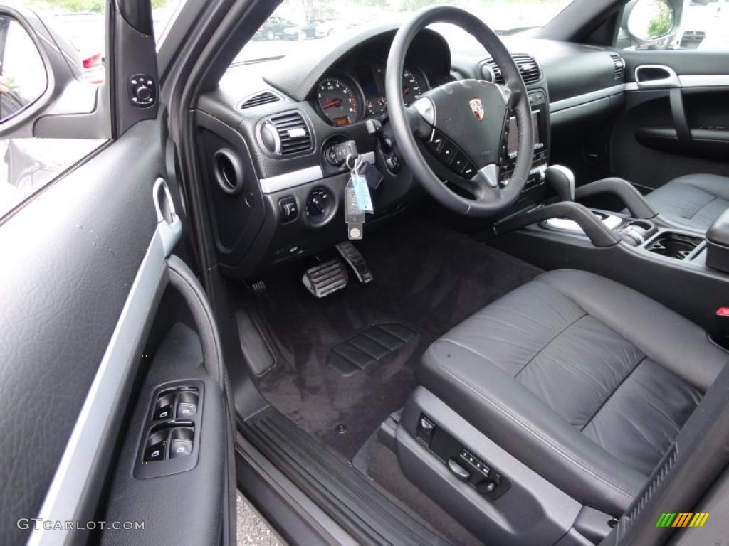 Black Interior 2008 Porsche Cayenne Tiptronic Photo #49623271