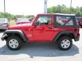 2011 Flame Red Jeep Wrangler Sport 4x4  photo #4