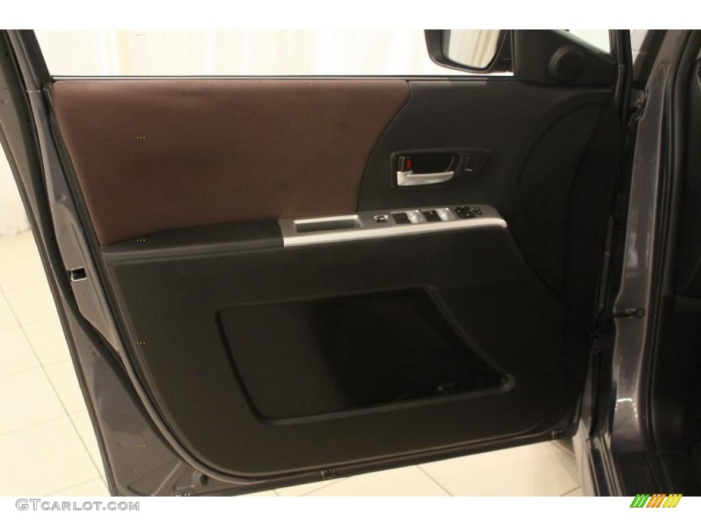 2007 Mazda MAZDA5 Grand Touring Espresso Brown Door Panel Photo #49625305