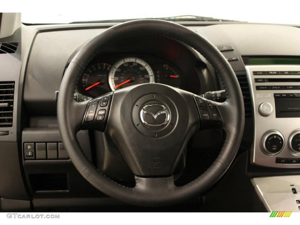 2007 MAZDA5 Grand Touring - Galaxy Gray Mica / Espresso Brown photo #10