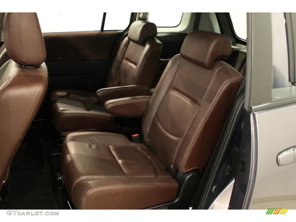2007 MAZDA5 Grand Touring - Galaxy Gray Mica / Espresso Brown photo #19