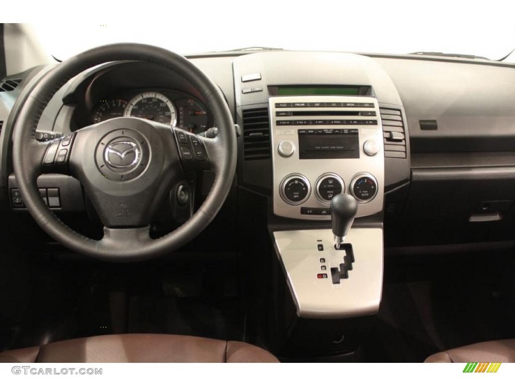 2007 MAZDA5 Grand Touring - Galaxy Gray Mica / Espresso Brown photo #21