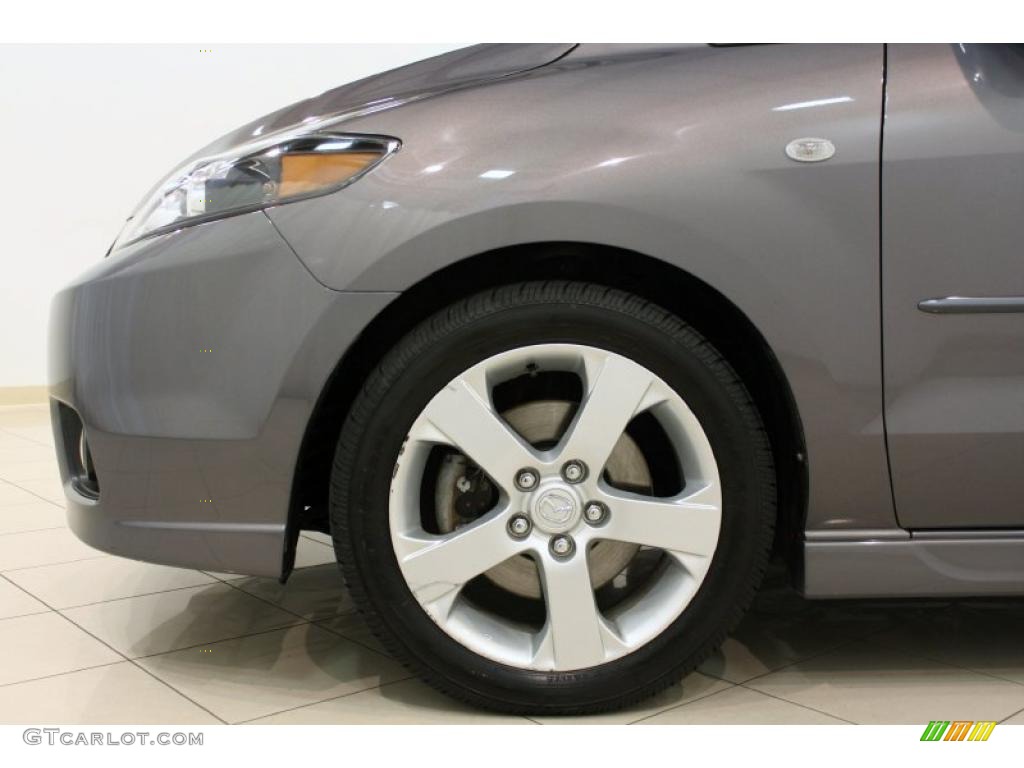 2007 MAZDA5 Grand Touring - Galaxy Gray Mica / Espresso Brown photo #25