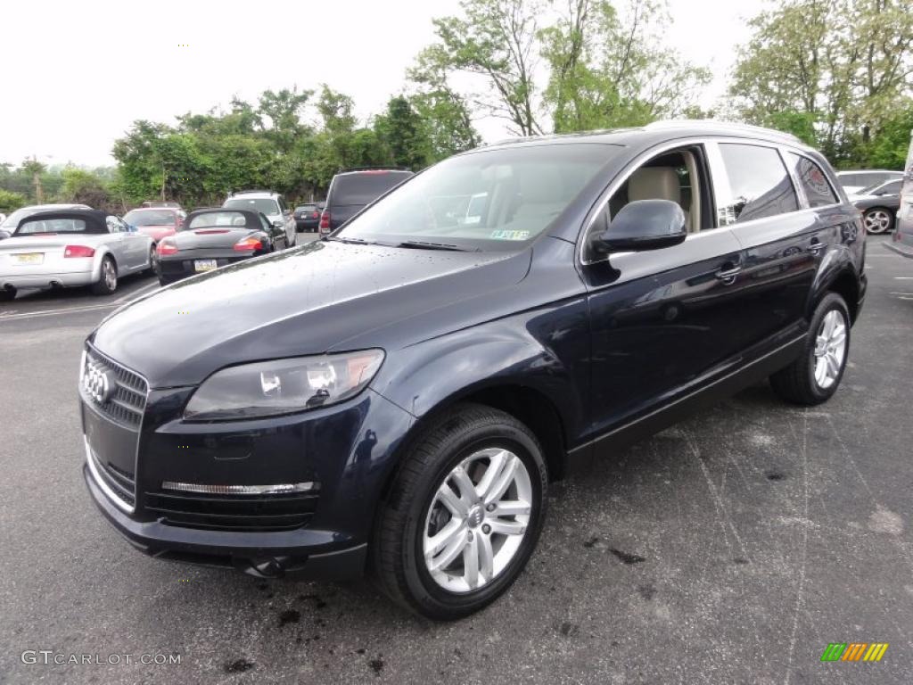 Cobalt Blue Metallic 2009 Audi Q7 3.6 Premium quattro Exterior Photo #49625695