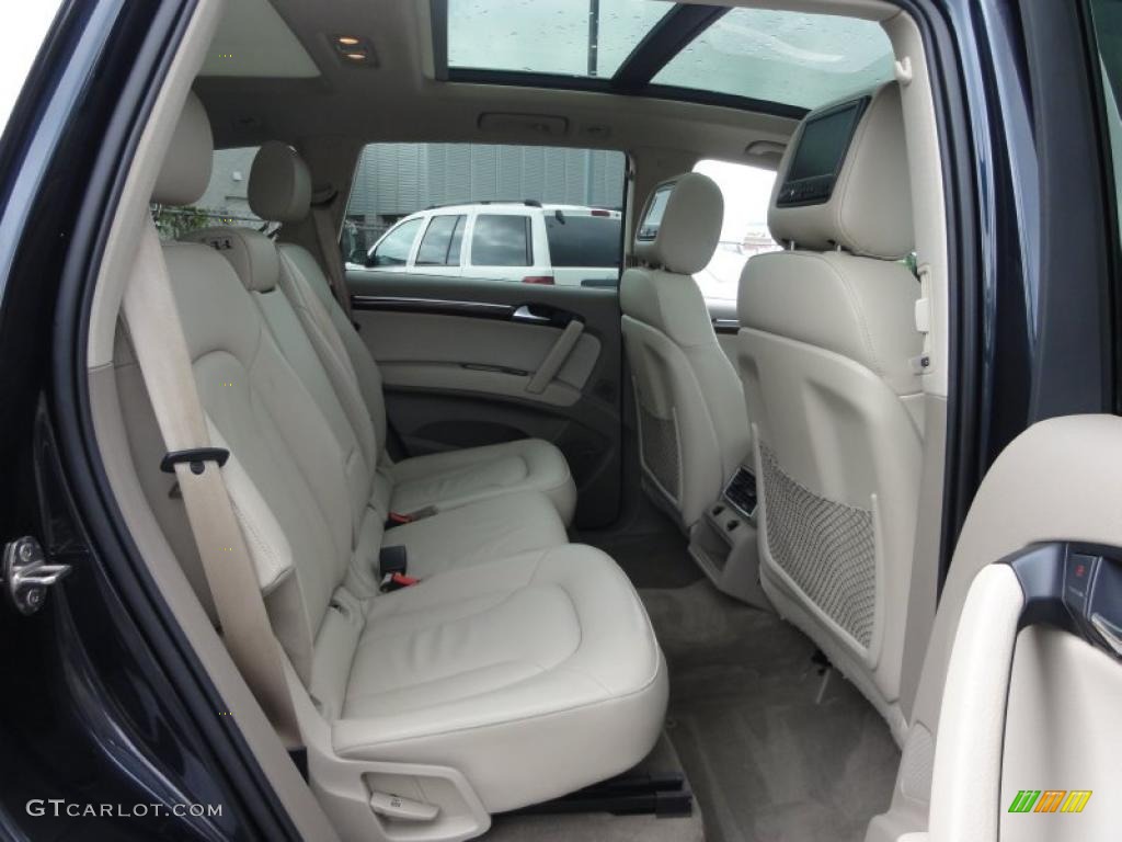 Cardamom Beige Interior 2009 Audi Q7 3.6 Premium quattro Photo #49625926