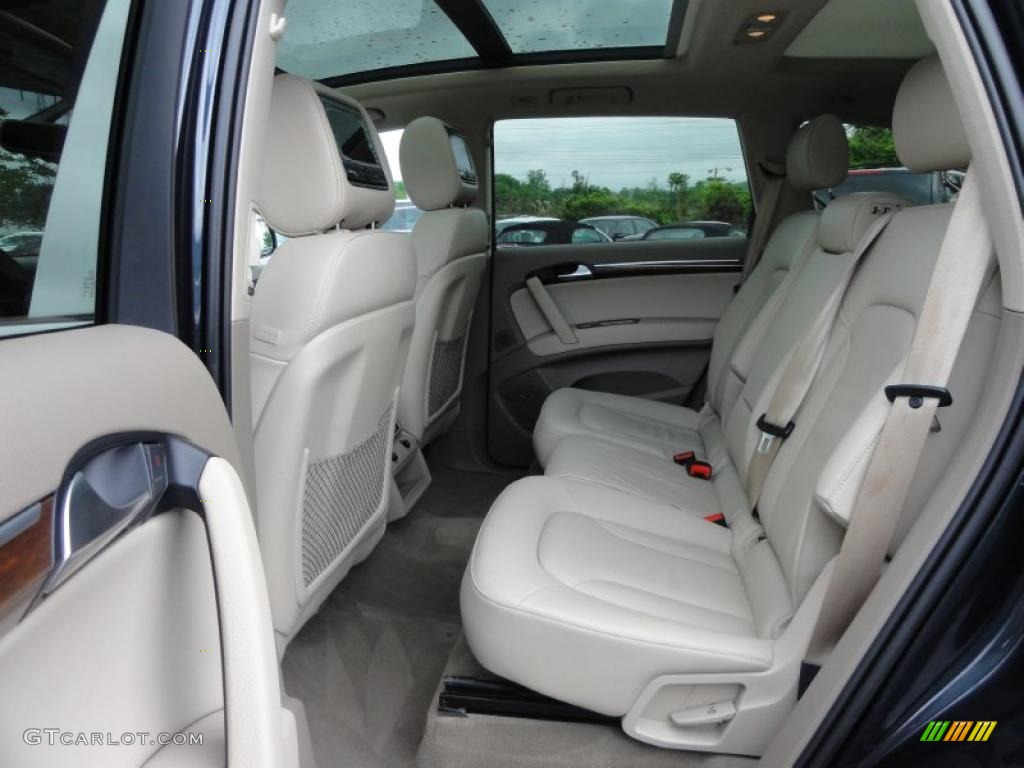 Cardamom Beige Interior 2009 Audi Q7 3.6 Premium quattro Photo #49625935