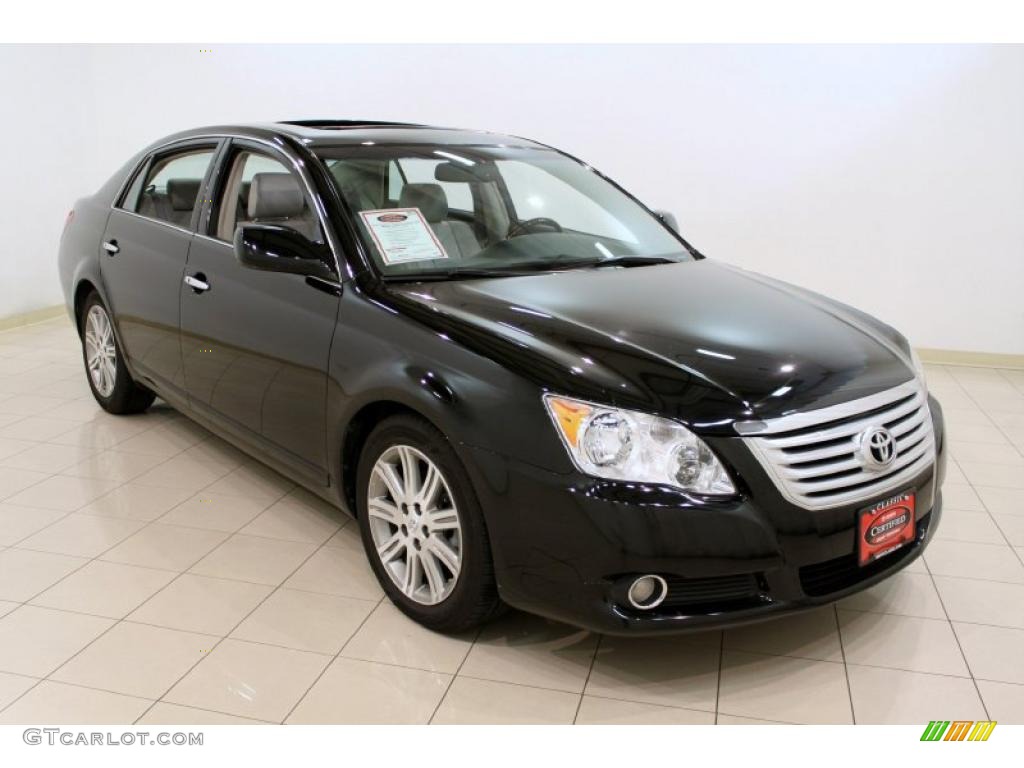 2008 Avalon Limited - Black / Ash Gray photo #1