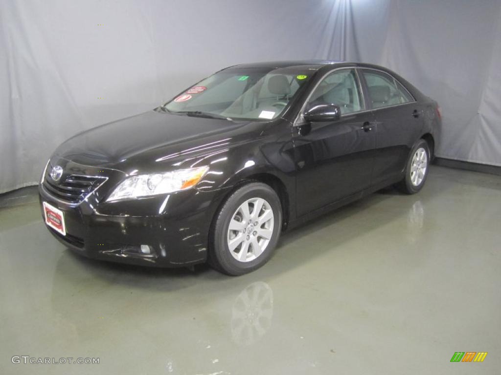 2009 Camry XLE V6 - Black / Ash photo #1