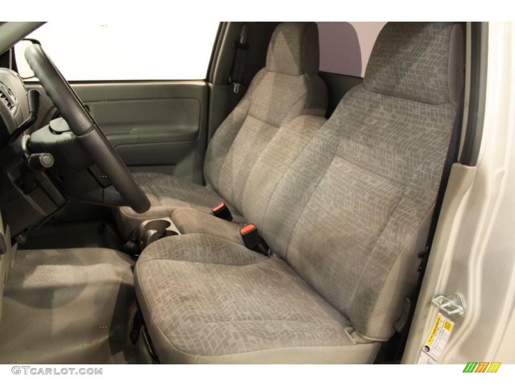 Medium Pewter Interior 2008 GMC Canyon Work Truck Regular Cab Photo #49626775