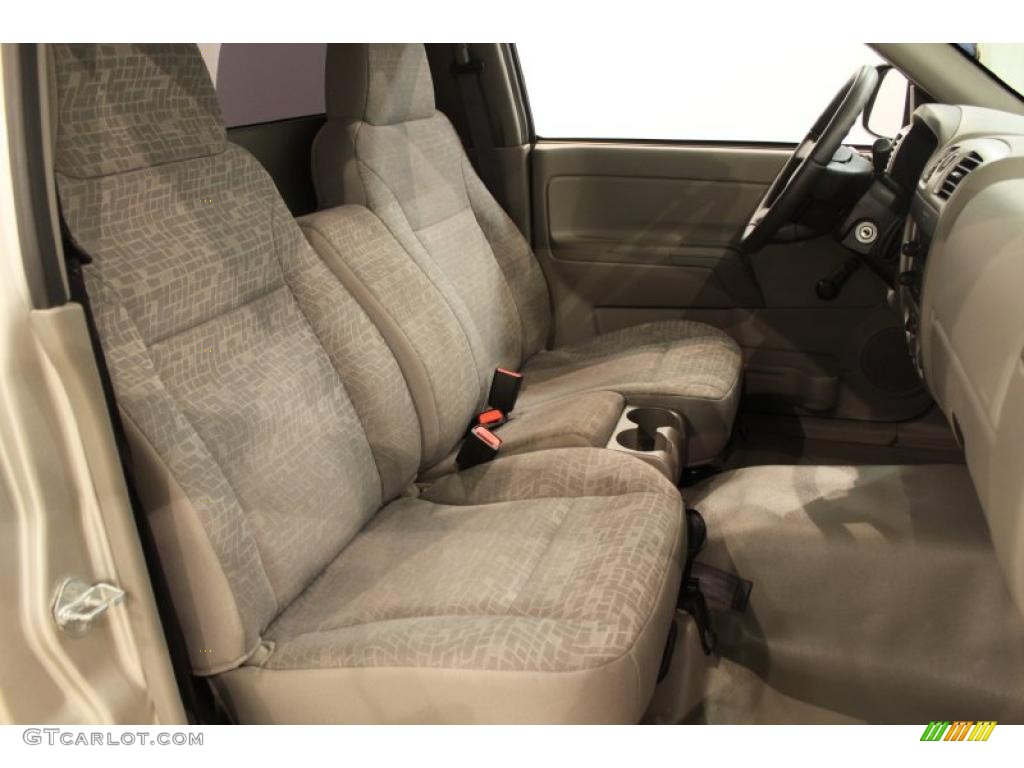 Medium Pewter Interior 2008 GMC Canyon Work Truck Regular Cab Photo #49626808