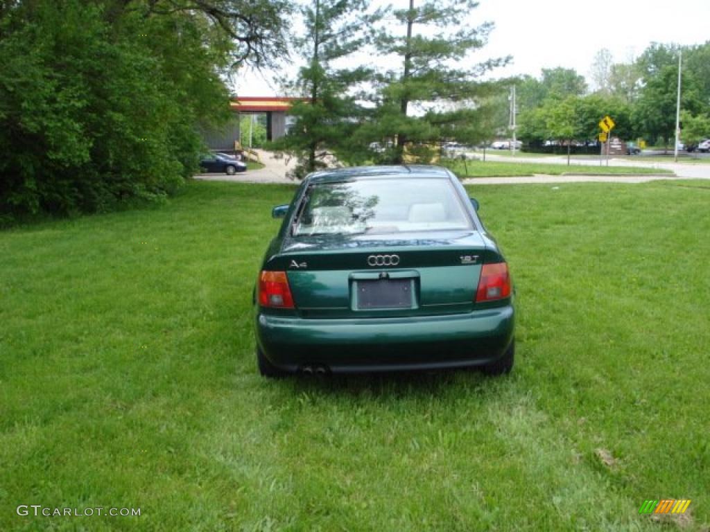 1997 A4 1.8T quattro Sedan - Cactus Green Metallic / Beige photo #7