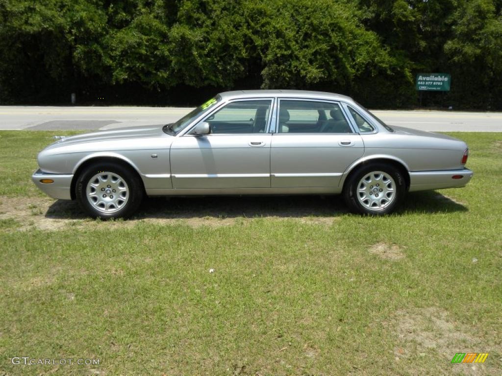 Platinum Silver Metallic 2001 Jaguar XJ XJ8 Exterior Photo #49627843