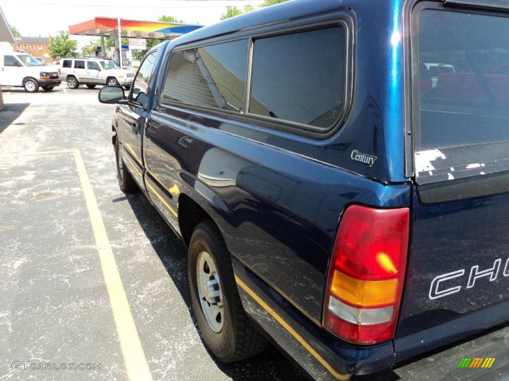 2002 Silverado 1500 Work Truck Regular Cab - Indigo Blue Metallic / Graphite Gray photo #16