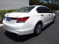 2011 White Diamond Pearl Honda Accord EX-L V6 Sedan  photo #3