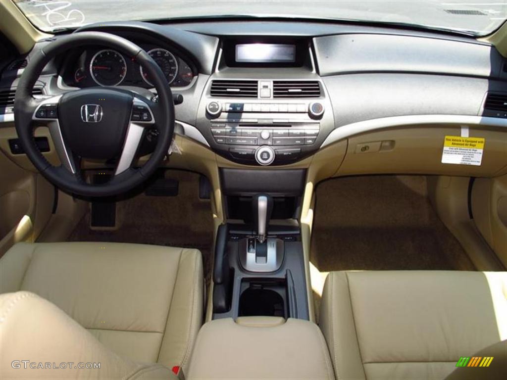 2011 Honda Accord SE Sedan Ivory Dashboard Photo #49628809