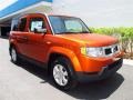 Citrus Fire Metallic 2011 Honda Element EX