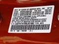YR579M: Citrus Fire Metallic 2011 Honda Element EX Color Code