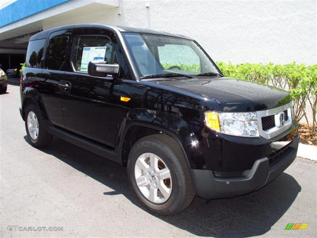 Crystal Black Pearl 2011 Honda Element EX Exterior Photo #49629013