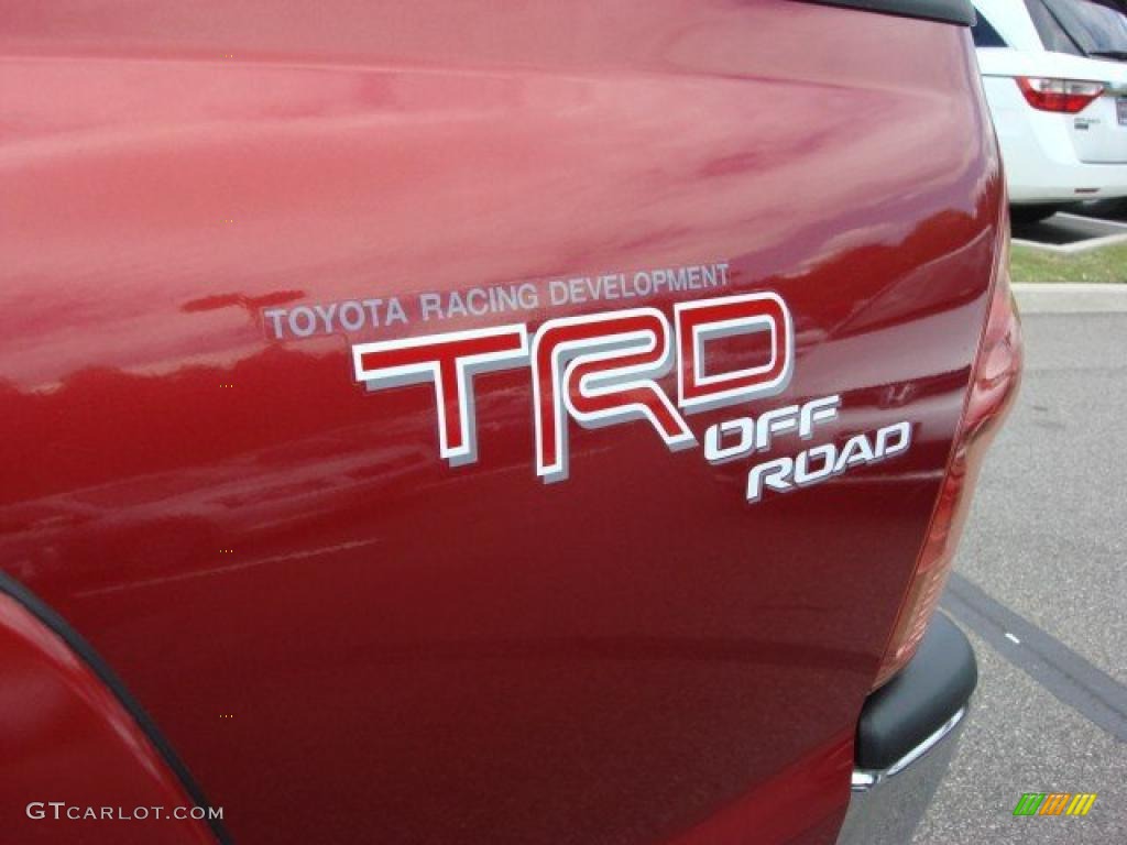 2007 Tacoma V6 PreRunner TRD Access Cab - Impulse Red Pearl / Graphite Gray photo #22