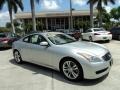 2008 Liquid Platinum Silver Infiniti G 37 Journey Coupe  photo #1