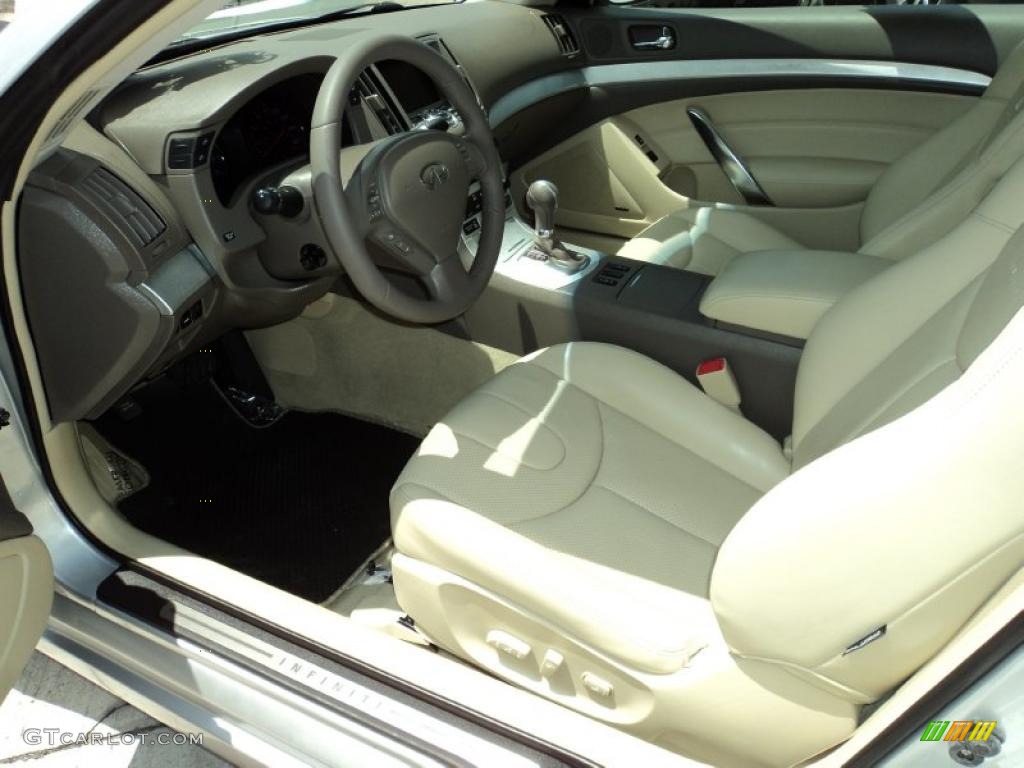 Wheat Interior 2008 Infiniti G 37 Journey Coupe Photo #49630577