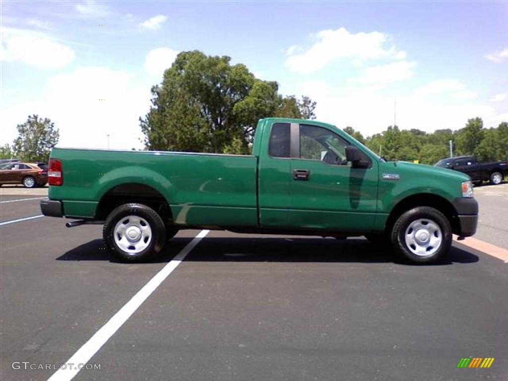 Fleet Green 2007 Ford F150 XL Regular Cab 4x4 Exterior Photo #49631645