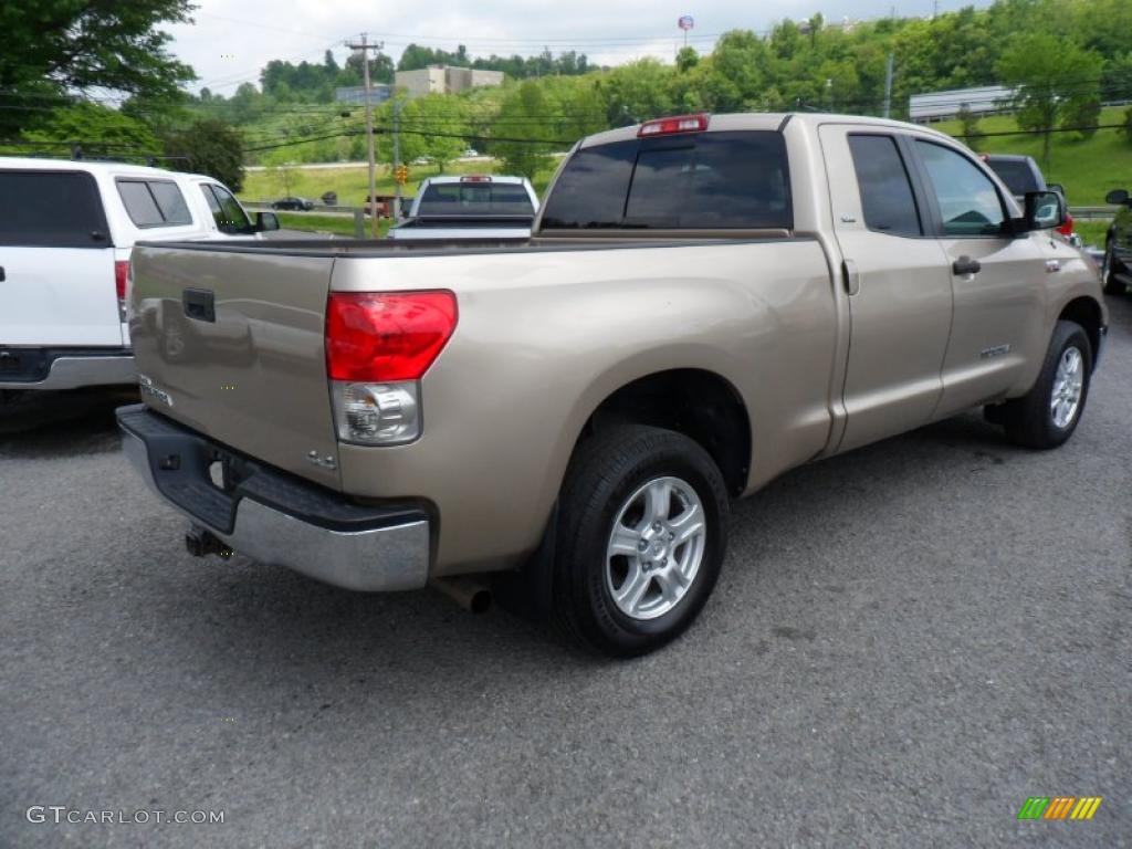 2008 Tundra SR5 Double Cab 4x4 - Desert Sand Mica / Beige photo #7