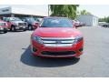 2011 Red Candy Metallic Ford Fusion Hybrid  photo #7