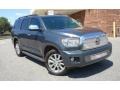 2008 Slate Metallic Toyota Sequoia Limited  photo #2