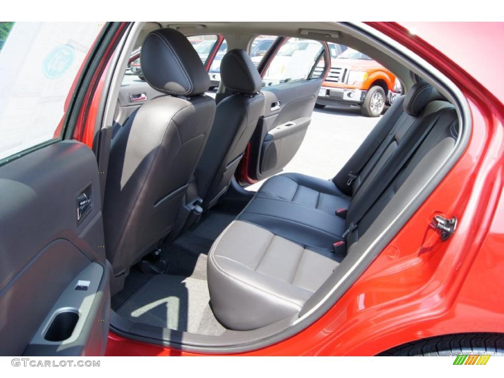 2011 Fusion Hybrid - Red Candy Metallic / Charcoal Black photo #10