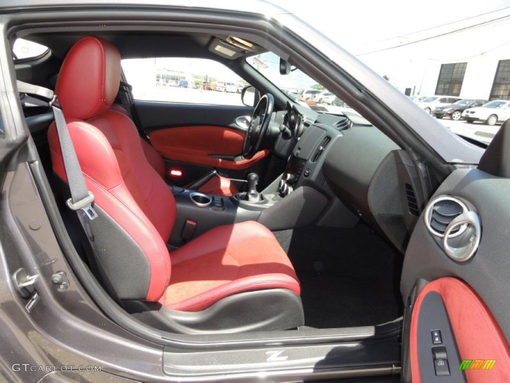 40th Anniversary Red Leather Interior 2010 Nissan 370Z 40th Anniversary Edition Coupe Photo #49633139