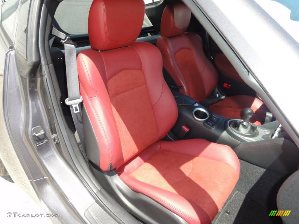 40th Anniversary Red Leather Interior 2010 Nissan 370Z 40th Anniversary Edition Coupe Photo #49633154